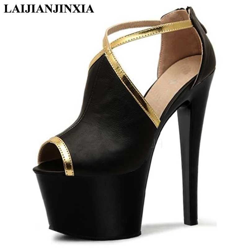 Sexy Peep Toe Women's 17cm Ultra Thin High Heels Pole Dance Shoes Night Club Party Dancing Shoes Platform Sandals
Sexy Peep Toe Women's 17cm Ultra Thin High Heels Pole Dance Shoes Night Club Party Dancing Shoes Platform Sandals