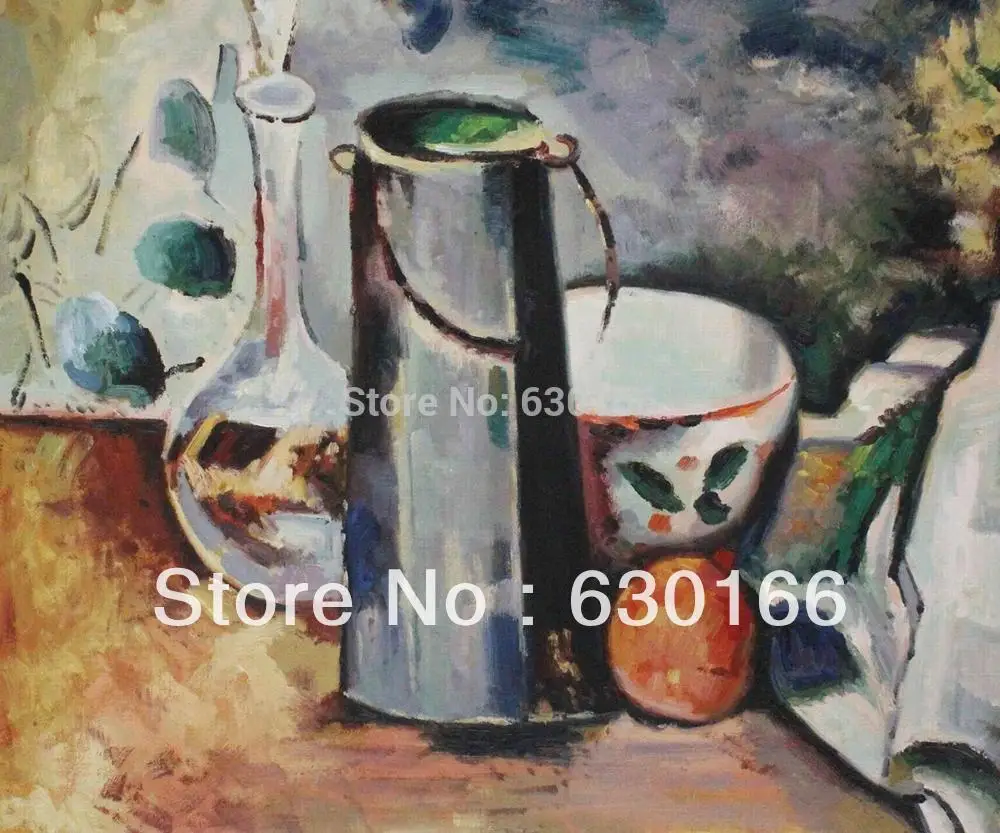 Cheap Paul Cezanne Painting Water Pitcher and Decanteur Hand Made Still Life Oil Paintings for Kitchen Dinning Room Decor
Cheap Paul Cezanne Painting Water Pitcher and Decanteur Hand Made Still Life Oil Paintings for Kitchen Dinning Room Decor
