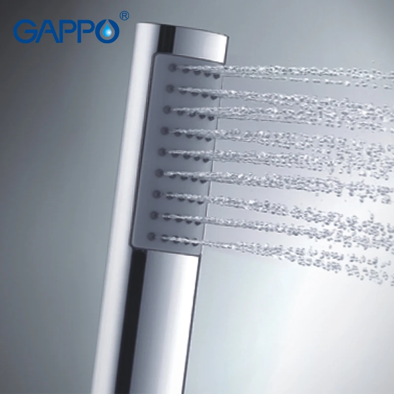 Gappo 1Pc High Quality Long Shower Heads hand shower heads bathroom fixture ABS in chrome Plated water saving shower heads GA02
Gappo 1Pc High Quality Long Shower Heads hand shower heads bathroom fixture ABS in chrome Plated water saving shower heads GA02