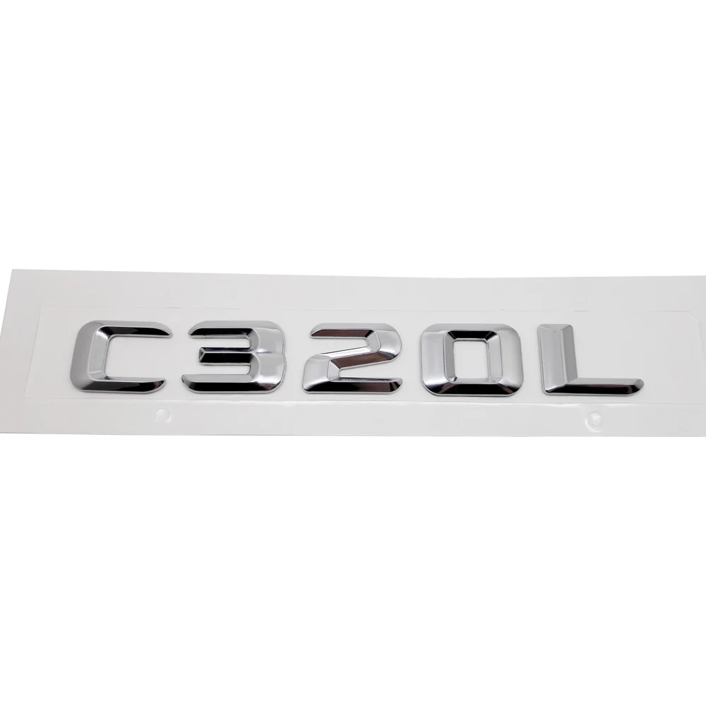 C300 C300L C320 C320L Car Emblem Rear Number Letter sticker for Mercedes Benz C Class 190E W201 W202 W203 W204 W205 W211 W210
C300 C300L C320 C320L Car Emblem Rear Number Letter sticker for Mercedes Benz C Class 190E W201 W202 W203 W204 W205 W211 W210