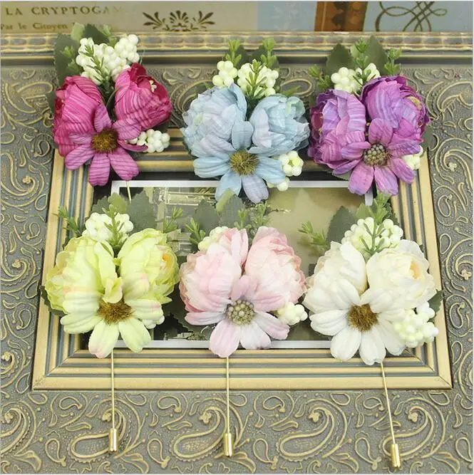 50Pcs/Lot New Style Best Man Groom Boutonniere Blue Silk Satin Rose Flower men buttonhole Wedding Party Prom Man Suit Corsage
50Pcs/Lot New Style Best Man Groom Boutonniere Blue Silk Satin Rose Flower men buttonhole Wedding Party Prom Man Suit Corsage