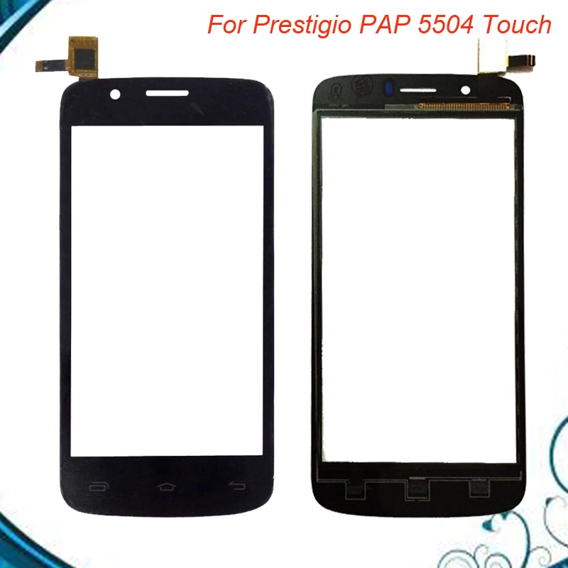 Переднее стекло объектива дигитайзер сенсорный экран для Prestigio MultiPhone PAP5504 PAP 5504 Duo