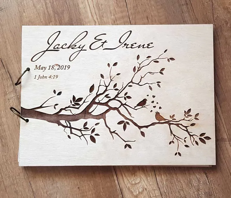 Personalized Engraved Wooden Guest Book Bird Wedding Guest Book Rustic Wedding Guest Book Bridal Shower Guest Book
Personalized Engraved Wooden Guest Book Bird Wedding Guest Book Rustic Wedding Guest Book Bridal Shower Guest Book