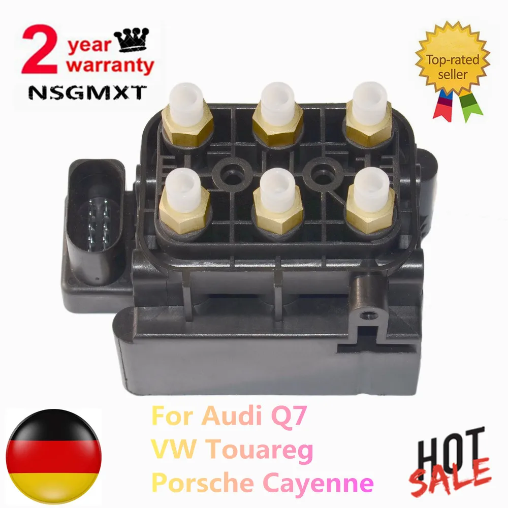 Блок соленоидного клапана компрессора пневматической подвески AP01 для Audi Q7 Porsche