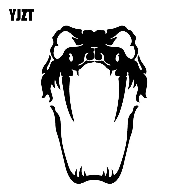 YJZT 11.2CM*16.6CM Snake Terror Open Mouth Decoration Car Sticker Body Of Car Vinyl Decal Black/Silver C4-1569
YJZT 11.2CM*16.6CM Snake Terror Open Mouth Decoration Car Sticker Body Of Car Vinyl Decal Black/Silver C4-1569