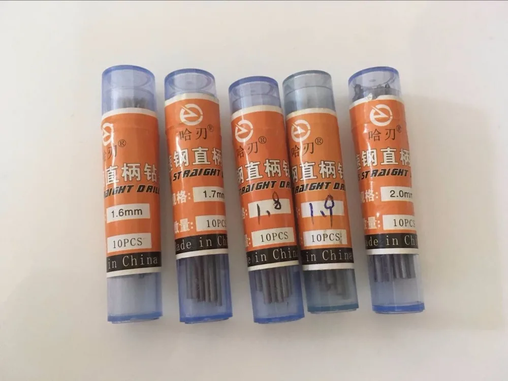 50pcs 1.6/1.7/1.8/1.9/2.0mm Each 10pc HSS Straight Shank Twist Drill Bit Tiny Little Drilling Tool
50pcs 1.6/1.7/1.8/1.9/2.0mm Each 10pc HSS Straight Shank Twist Drill Bit Tiny Little Drilling Tool