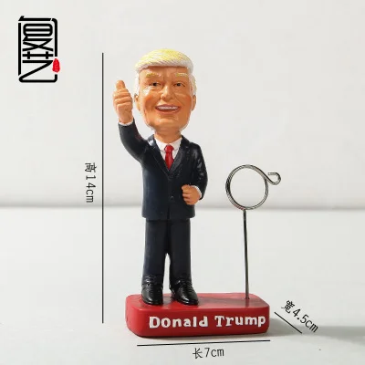 Figure trump resin ornaments Donald Trump creative cartoon statue Trump model commemorative doll ornaments
Figure trump resin ornaments Donald Trump creative cartoon statue Trump model commemorative doll ornaments