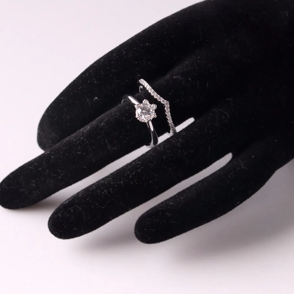 Druzy Special Couple Promise Ring Set His One Her Only Matching Rings Boyfriend Girlfriend Valentine's Day Gift | Украшения и