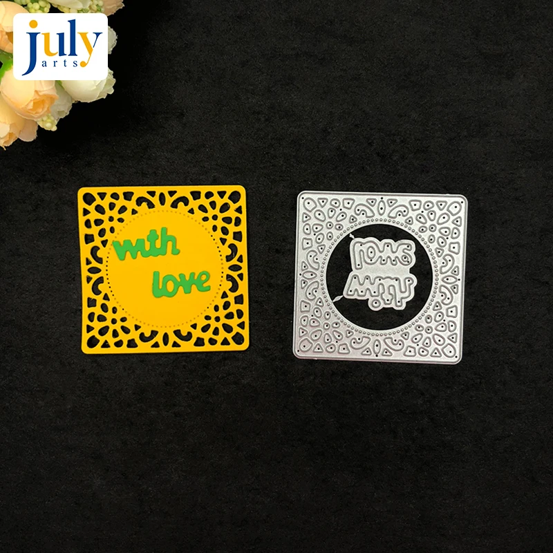 Julyarts Cutting Dies Silver Square Cutting Dies Cutting Scrapbooking for Handwork Gift Creative Carbon Steel Material
Julyarts Cutting Dies Silver Square Cutting Dies Cutting Scrapbooking for Handwork Gift Creative Carbon Steel Material
