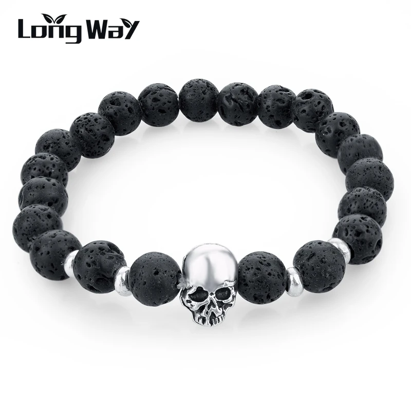 2019 Natural Stone Skull Charm Bracelet Beads Bracelets For Women and Men Jewelry SBR150211
2019 Natural Stone Skull Charm Bracelet Beads Bracelets For Women and Men Jewelry SBR150211