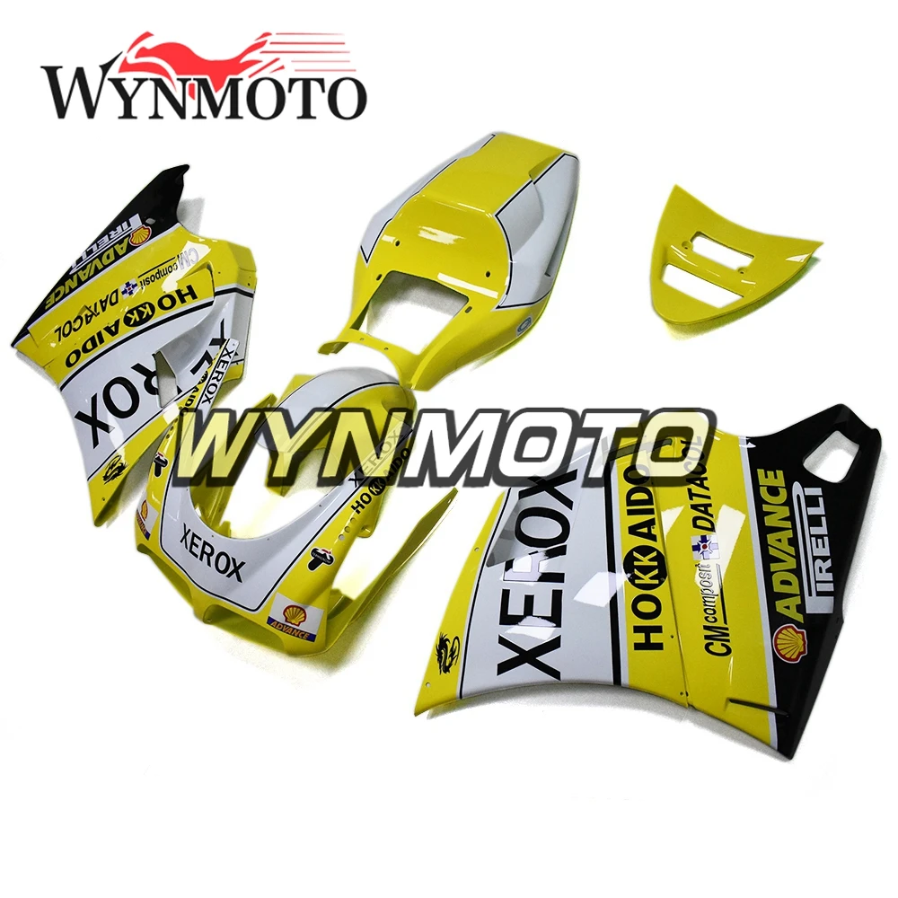 Yellow White Fairings For Ducati 996 748 916 998 Monoposto 1996-2002 97 98 99 10 01 02 Injection ABS Plastics Body Kit Cowlings
Yellow White Fairings For Ducati 996 748 916 998 Monoposto 1996-2002 97 98 99 10 01 02 Injection ABS Plastics Body Kit Cowlings