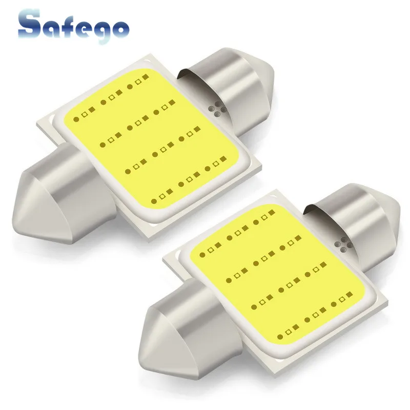 Safego 2pcs C5W LED Festoon Bulbs 31mm 36mm 39mm 41m 42mm Car Interior Dome Light 12V 12 Chips COB Auto Signal Lamp White 300LM
Safego 2pcs C5W LED Festoon Bulbs 31mm 36mm 39mm 41m 42mm Car Interior Dome Light 12V 12 Chips COB Auto Signal Lamp White 300LM