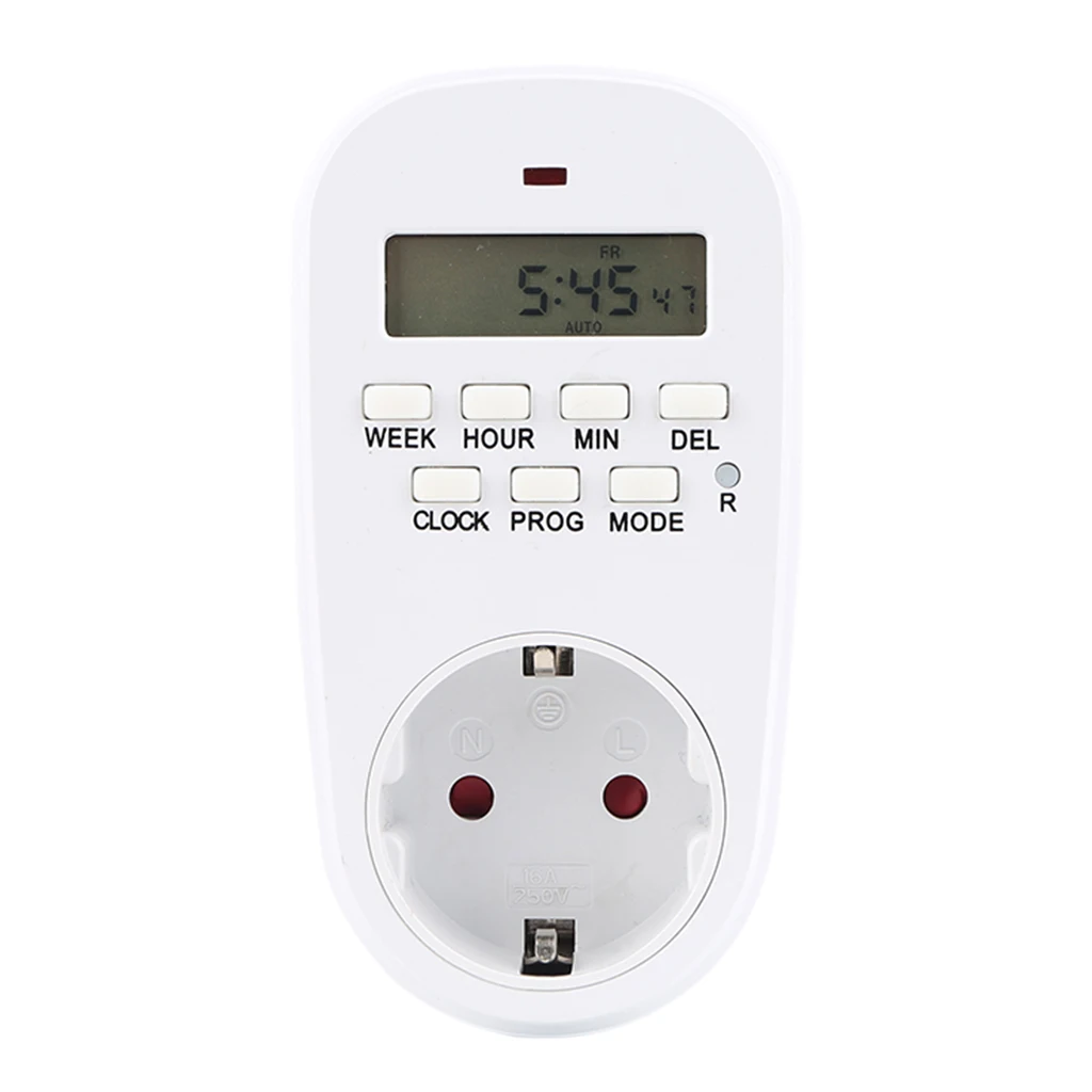 24Hour Scheduled Outlet Timer Home Appliance Interval Clock Wall Plate EU Plug Office Hotel Commercial Graded
24Hour Scheduled Outlet Timer Home Appliance Interval Clock Wall Plate EU Plug Office Hotel Commercial Graded