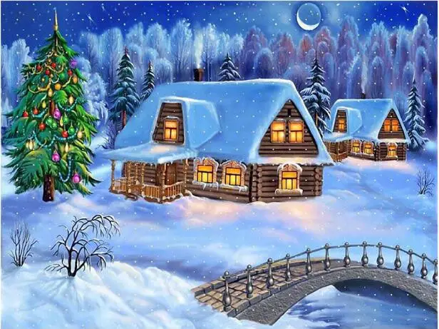 Diamond Embroidery Christmas 5D Diy Diamond Painting Winter Snow Cottages Square Paintings 3D Cross Stitch
Diamond Embroidery Christmas 5D Diy Diamond Painting Winter Snow Cottages Square Paintings 3D Cross Stitch