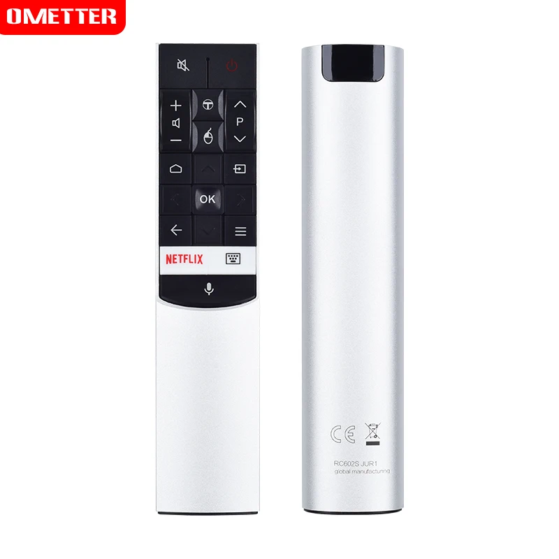 New RC602S JUR1 RC602S JUR3 Voice search remote control fit for TCL TVS C70 X1 P60 and X2 series UHD series
New RC602S JUR1 RC602S JUR3 Voice search remote control fit for TCL TVS C70 X1 P60 and X2 series UHD series