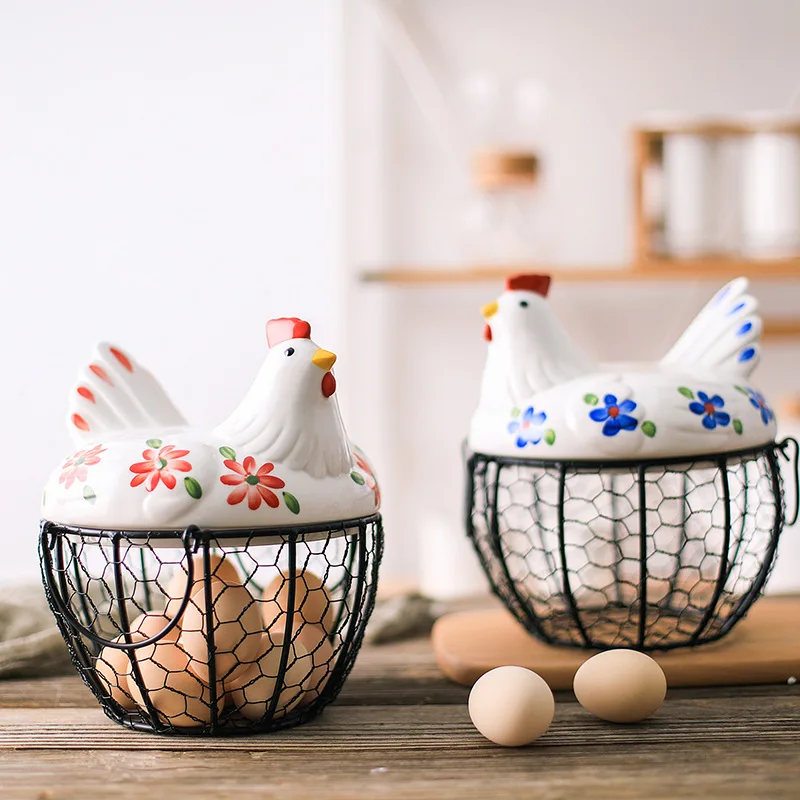 Creative Ceramic Egg Fruit Storage Basket Large Capacity Mesh Metal Holder Kitchen Ornament Organizer Tools Home Accessories
Creative Ceramic Egg Fruit Storage Basket Large Capacity Mesh Metal Holder Kitchen Ornament Organizer Tools Home Accessories