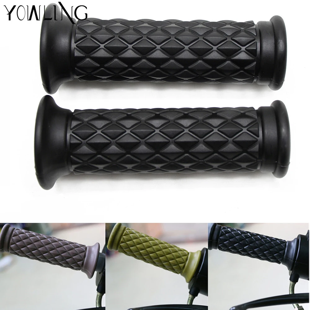 Motorcycle 7/8" 22mm Rubber Handlebar Hand Grips for Honda for Yamaha for Suzuki For Cafe Racer Bobber Custom
Motorcycle 7/8" 22mm Rubber Handlebar Hand Grips for Honda for Yamaha for Suzuki For Cafe Racer Bobber Custom