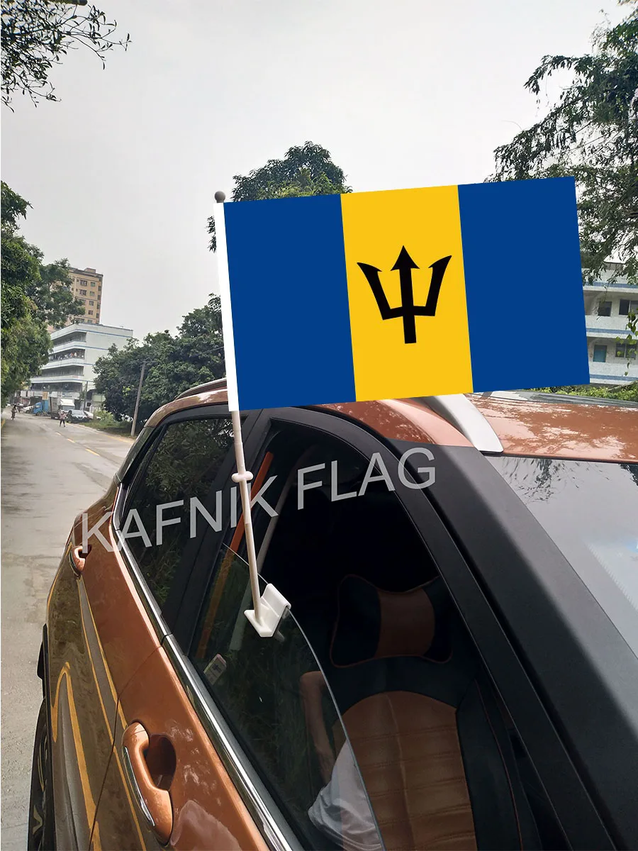KAFNIK,30*45CM Barbados Window Car Flags and Banners Countries World Custom Flags with 43/52cm flagpole for car decoration
KAFNIK,30*45CM Barbados Window Car Flags and Banners Countries World Custom Flags with 43/52cm flagpole for car decoration