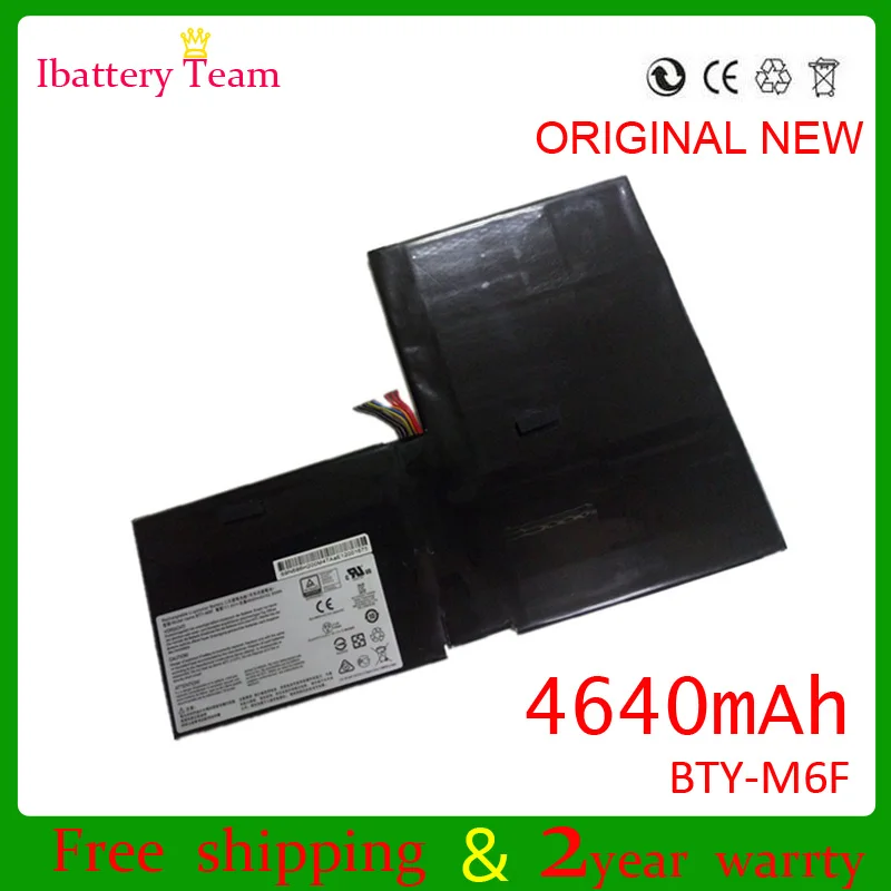 Оптовая продажа, стандартная батарея для MSI GS60 2PL 6QE BTY-M6F 2QE 6QC, стандартная серия, 4640 мАч, аккумулятор 11,4 в
Оптовая продажа, стандартная батарея для MSI GS60 2PL 6QE BTY-M6F 2QE 6QC, стандартная серия, 4640 мАч, аккумулятор 11,4 в