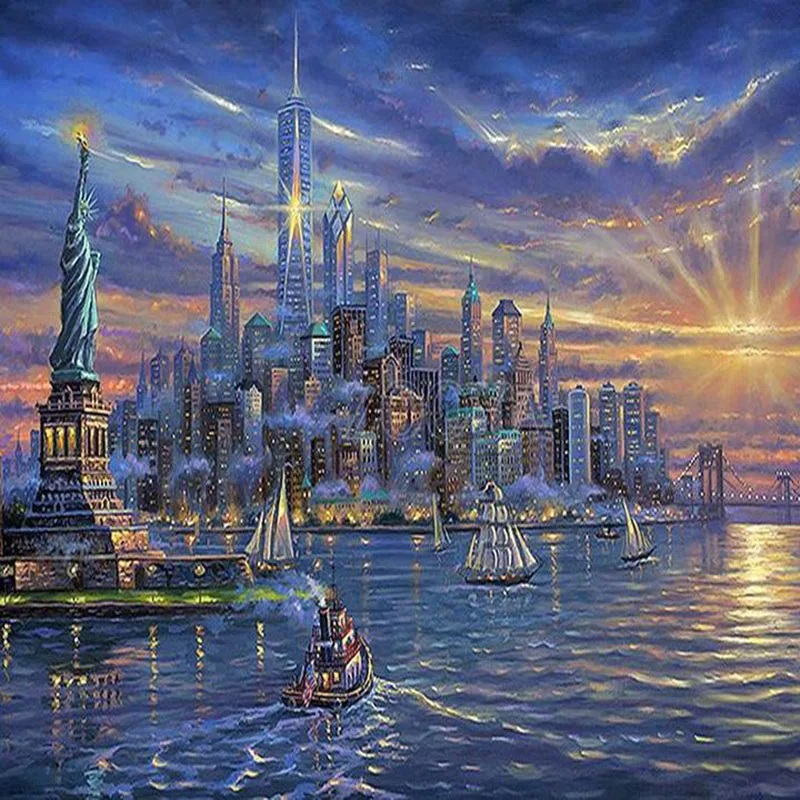 Full square / round diamond diamond embroidery night view New York 5D DIY diamond painting cross stitch rhinestone mosaic ZH
Full square / round diamond diamond embroidery night view New York 5D DIY diamond painting cross stitch rhinestone mosaic ZH