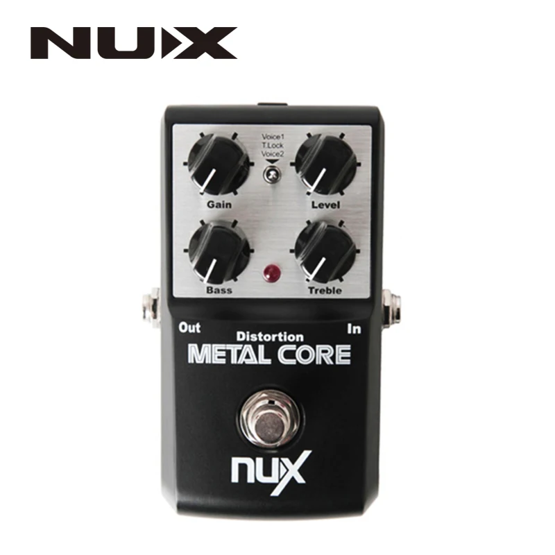 NUX Metal Core Distortion Effect Pedal True Bypass Guitar Effects Pedal 2-Band EQ Tone Lock Preset Function
NUX Metal Core Distortion Effect Pedal True Bypass Guitar Effects Pedal 2-Band EQ Tone Lock Preset Function