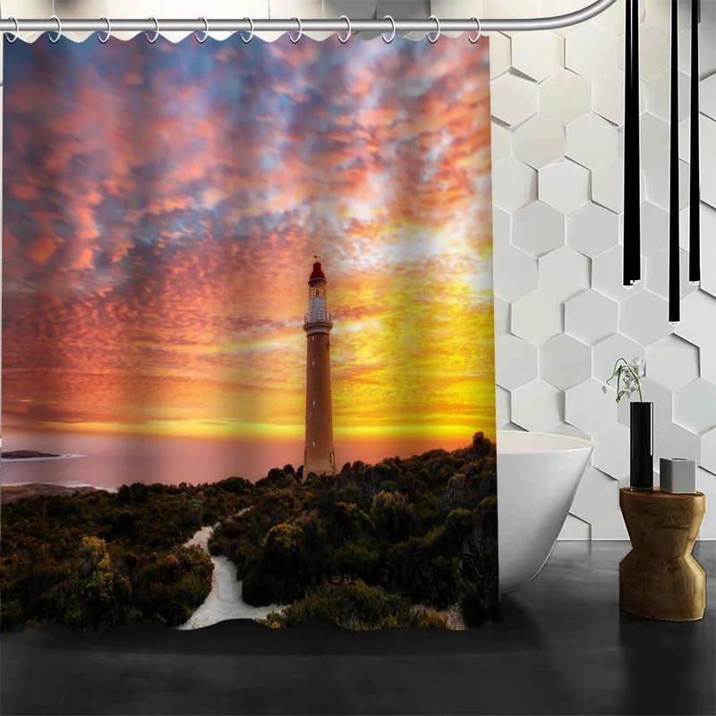 Lighthouse Shower Curtains Polyester Bathroom Waterproof Bath Curtain Size 150X180cm165X200cm180X200cm
Lighthouse Shower Curtains Polyester Bathroom Waterproof Bath Curtain Size 150X180cm165X200cm180X200cm