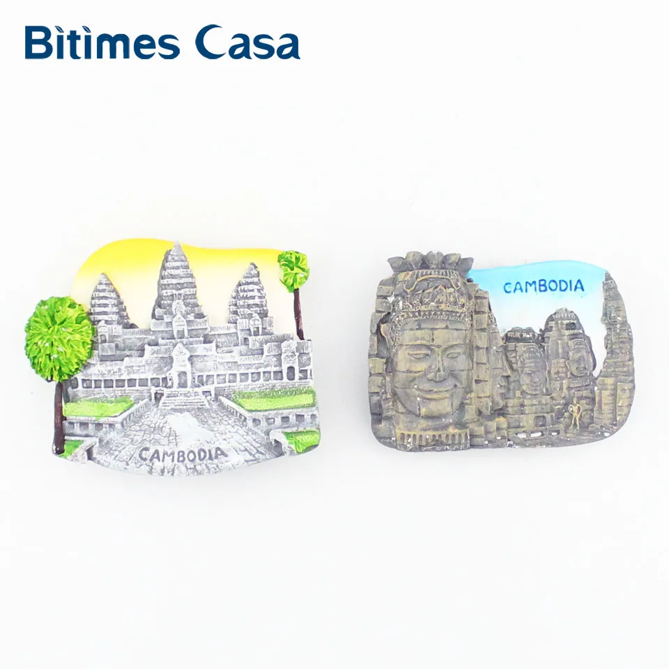 Bitimes 2PC Exotic 3D Fridge Magnets Cambodia Style Scenic Magnetic Refrigerator Travel Souvenirs Resin Aimant Home Decoration
Bitimes 2PC Exotic 3D Fridge Magnets Cambodia Style Scenic Magnetic Refrigerator Travel Souvenirs Resin Aimant Home Decoration