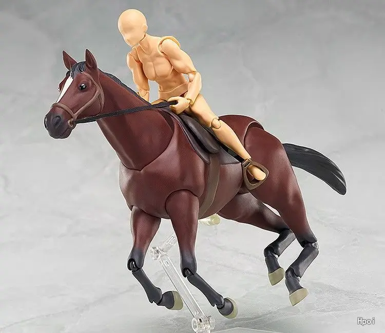 Figma 246 Horse White & Chestnut BJD PVC Action Figure Model Toys can Play with Body Kun & Chan
Figma 246 Horse White & Chestnut BJD PVC Action Figure Model Toys can Play with Body Kun & Chan