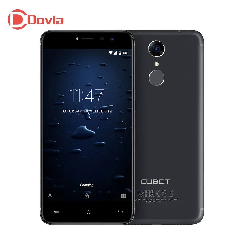 Cubot Note плюс 4 г телефон 5 2 "Android 7 0 MTK6737T ядра 1 ГГц 3 ГБ Оперативная память 32