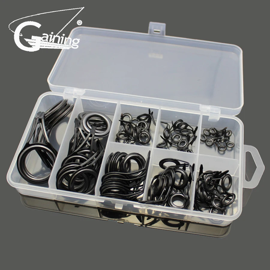 75 Pcs 8 Size Stainless Steel Ceramics Spinning Rod Guides Spare Parts Repair Fishing Rod Guide Repair Kit Fishing Accessories
75 Pcs 8 Size Stainless Steel Ceramics Spinning Rod Guides Spare Parts Repair Fishing Rod Guide Repair Kit Fishing Accessories