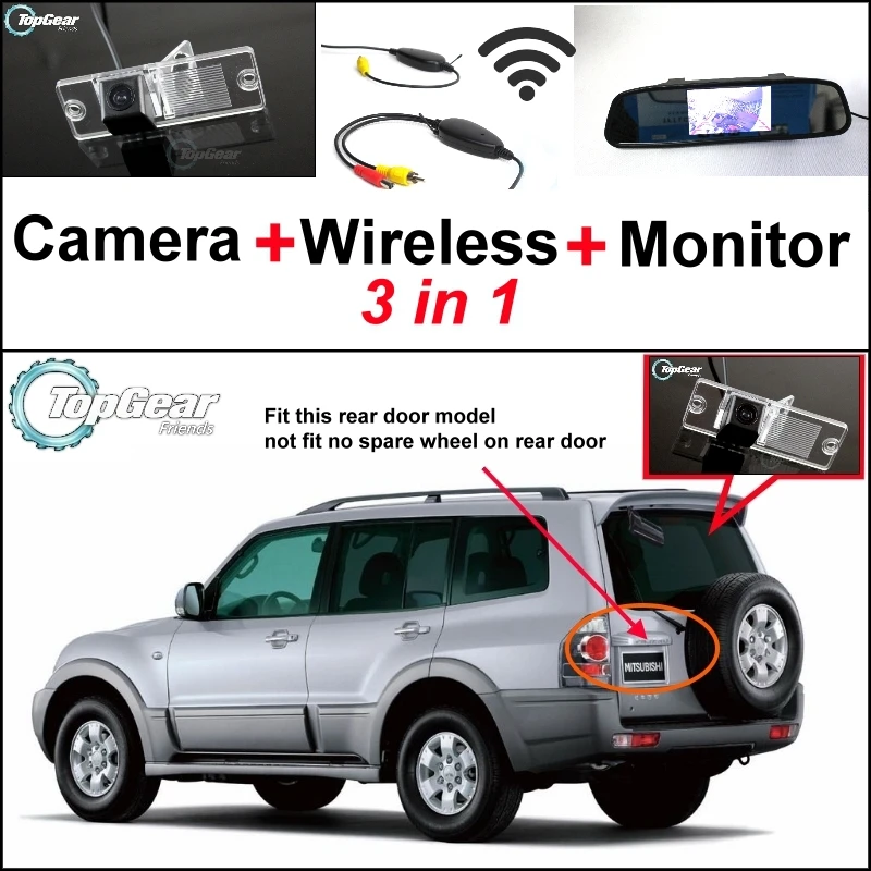 3 in1 Special Rear View Camera + Wireless Receiver + Mirror Monitor DIY Parking System For Mitsubishi Pajero Pajero Super Exceed
3 in1 Special Rear View Camera + Wireless Receiver + Mirror Monitor DIY Parking System For Mitsubishi Pajero Pajero Super Exceed