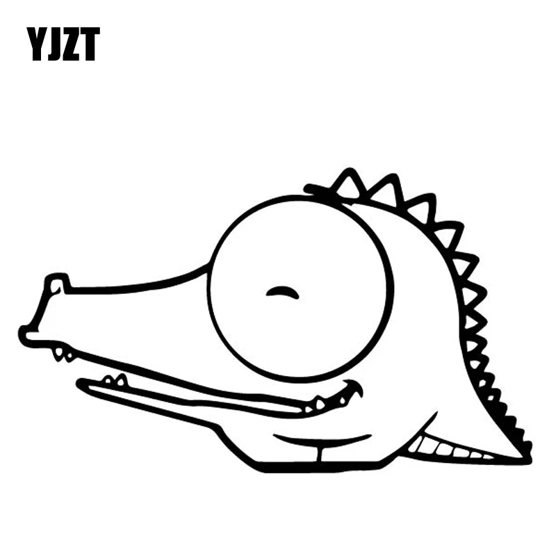 YJZT 16.1CM*9.6CM Cartoon Crocodile Lovely Vinyl Decal Decorate Bumper Car Sticker Black/Silver C4-1455
YJZT 16.1CM*9.6CM Cartoon Crocodile Lovely Vinyl Decal Decorate Bumper Car Sticker Black/Silver C4-1455
