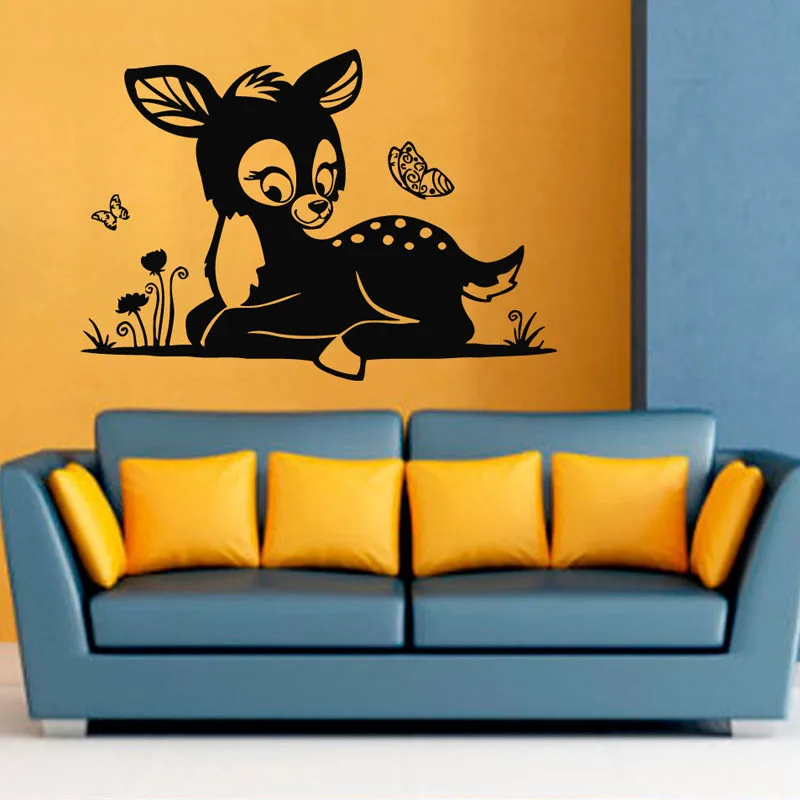 Baby Fawn Wall Sticker Cartoon Animals Butterflies Nature Home Decor Vinyl Decal Sticker Kids Nursery Baby Room Decoration
Baby Fawn Wall Sticker Cartoon Animals Butterflies Nature Home Decor Vinyl Decal Sticker Kids Nursery Baby Room Decoration