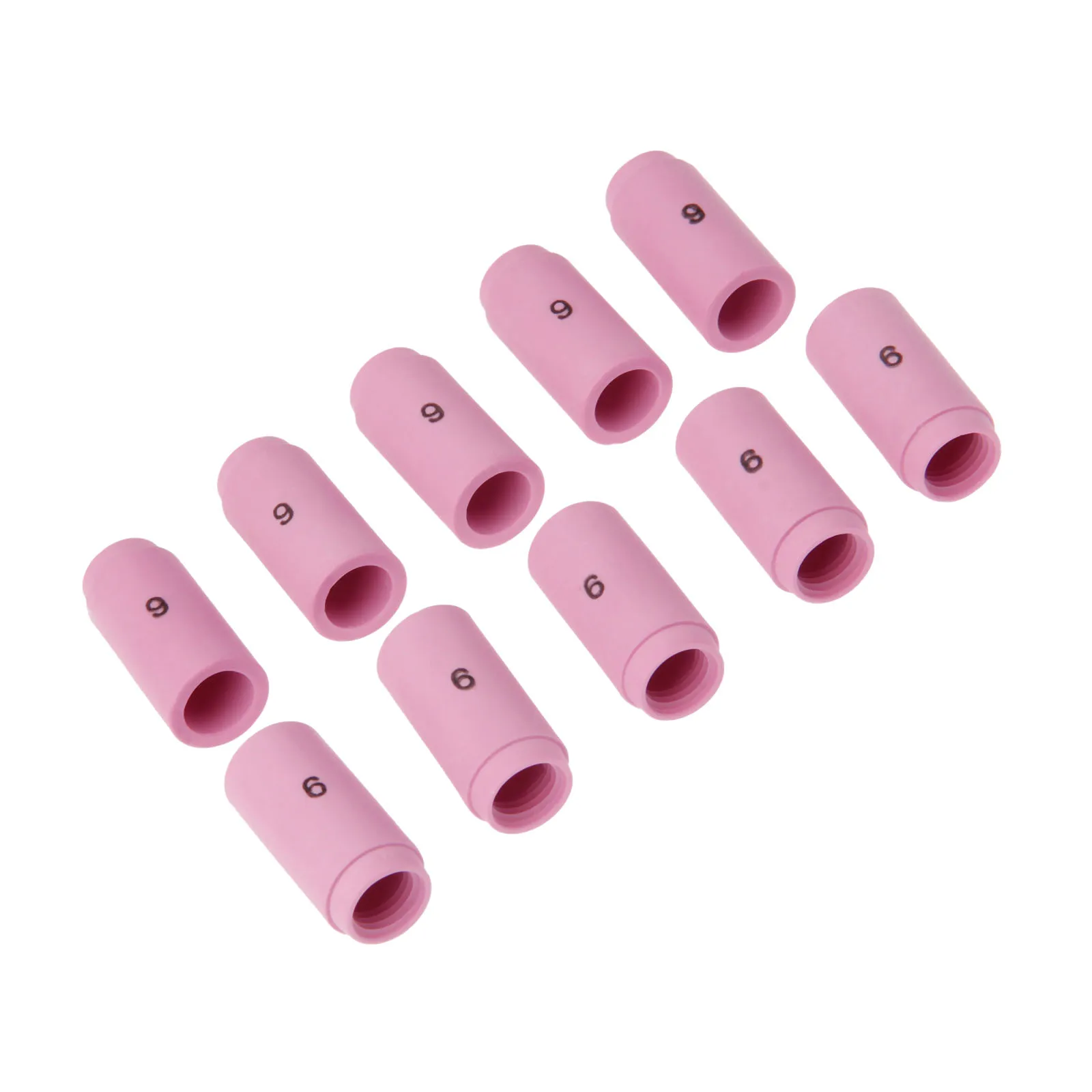 DRELD 10PCS TIG Alumina Nozzle Gas Lens Ceramic Shield Cups 13N10 6# Fit Welding Torch Accessories SR PTA DB WP 9 20 25 Series
DRELD 10PCS TIG Alumina Nozzle Gas Lens Ceramic Shield Cups 13N10 6# Fit Welding Torch Accessories SR PTA DB WP 9 20 25 Series