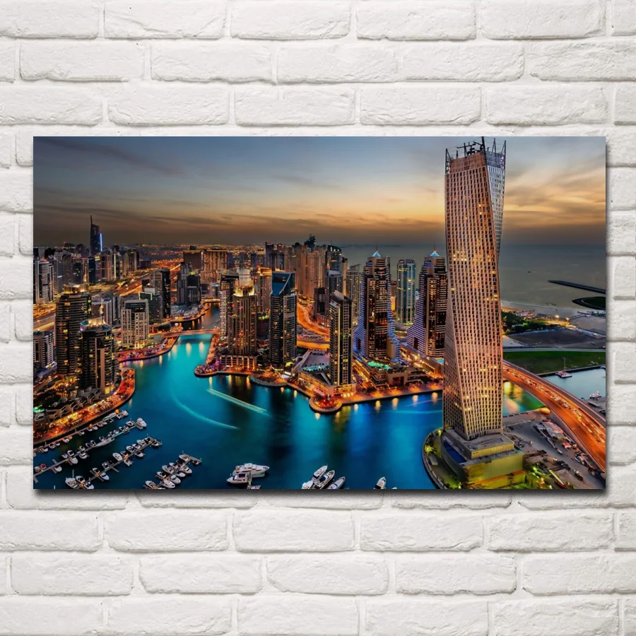 dubai marina uae city night building cityscape posters on the wall picture home living room decoration for bedroom KF303
dubai marina uae city night building cityscape posters on the wall picture home living room decoration for bedroom KF303
