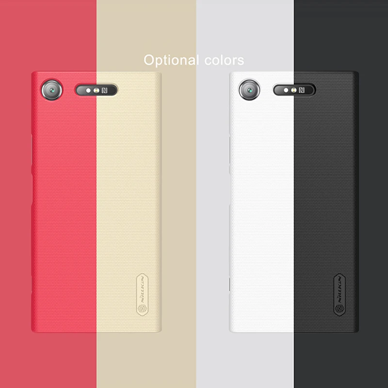 For Sony Xperia XZ1 Case NILLKIN Super Frosted Shield X Matte Hard PC Back Case For Sony Xperia XZ1 Cover With Screen Protector
For Sony Xperia XZ1 Case NILLKIN Super Frosted Shield X Matte Hard PC Back Case For Sony Xperia XZ1 Cover With Screen Protector