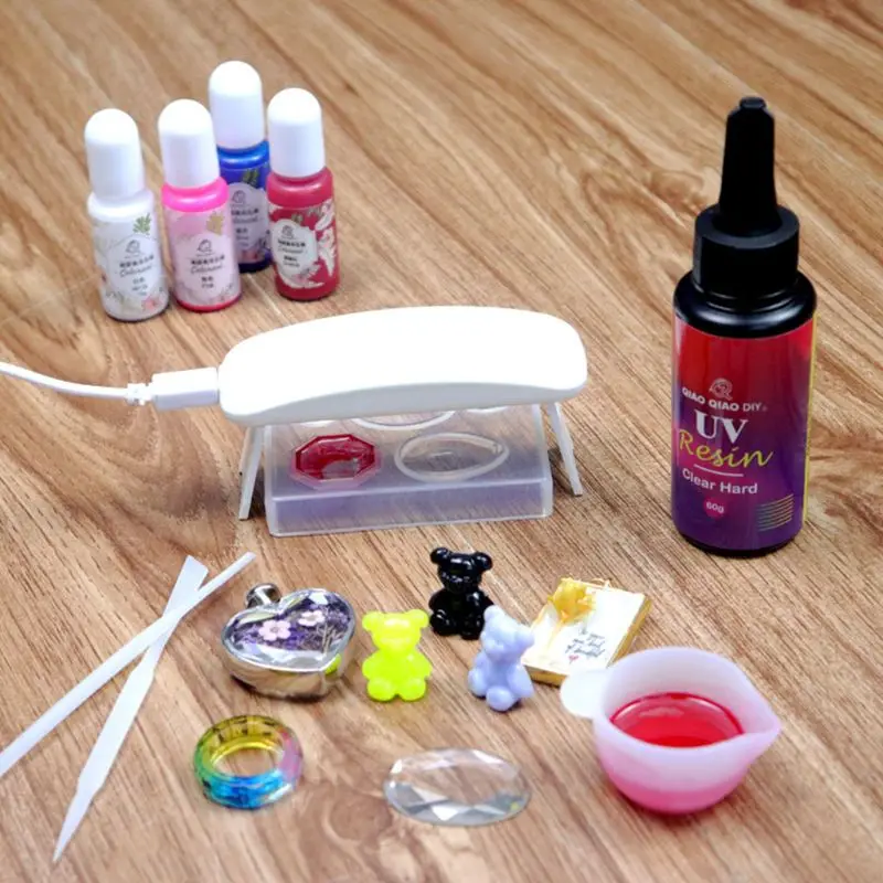 Glue Tools DIY Ultraviolet UV Curing Gel Clear Crystal Epoxy Resin for Jewelry Making Accessories
Glue Tools DIY Ultraviolet UV Curing Gel Clear Crystal Epoxy Resin for Jewelry Making Accessories
