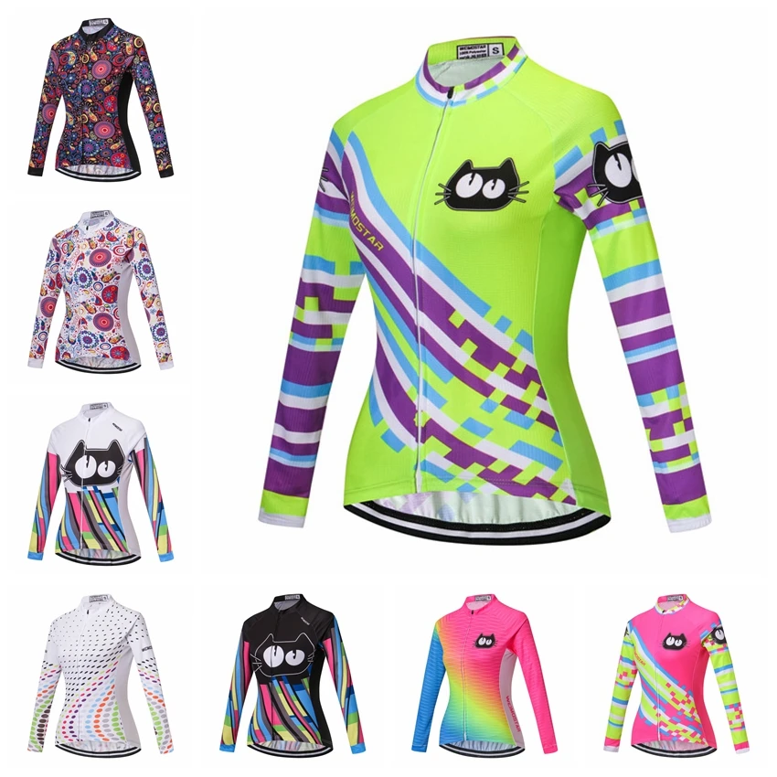 Cats Cycling Long Sleeve Jersey WomenBicycle clothes Mtb Mountain Bike Shirt Ropa Ciclismo sports Blouse top breathable Autumn
Cats Cycling Long Sleeve Jersey WomenBicycle clothes Mtb Mountain Bike Shirt Ropa Ciclismo sports Blouse top breathable Autumn