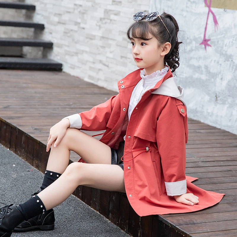 2019 New Fashion Girls Jackets Trench Single Breasted Coats Girls Clothing Tops Kids Windbreaker Autumn Winter Outerwear Clothes
2019 New Fashion Girls Jackets Trench Single Breasted Coats Girls Clothing Tops Kids Windbreaker Autumn Winter Outerwear Clothes