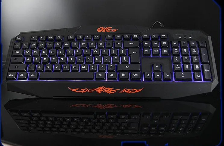 K120 USB LED Illuminated Ergonomic Backlight Back Light Professional Pro Gaming Game Keyboard For Gamer | Компьютеры и офис