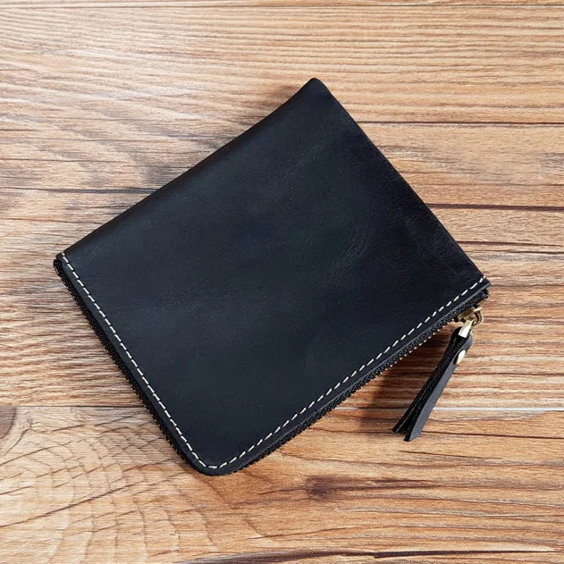 Elegant Black Leather Womens Wallet Zipper Around Kashelek Minimalist Wallet Genuine Leather Vallet Manmade Portomonee
Elegant Black Leather Womens Wallet Zipper Around Kashelek Minimalist Wallet Genuine Leather Vallet Manmade Portomonee