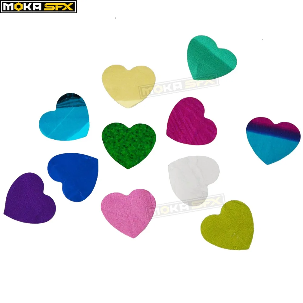 2 кг/лот смешанные цвета сердце аксессуары определенной формы для конфетти машина пушки металлическая фольга украшения из бумаги для свадь... 
2 кг/лот смешанные цвета сердце аксессуары определенной формы для конфетти машина пушки металлическая фольга украшения из бумаги для свадь...