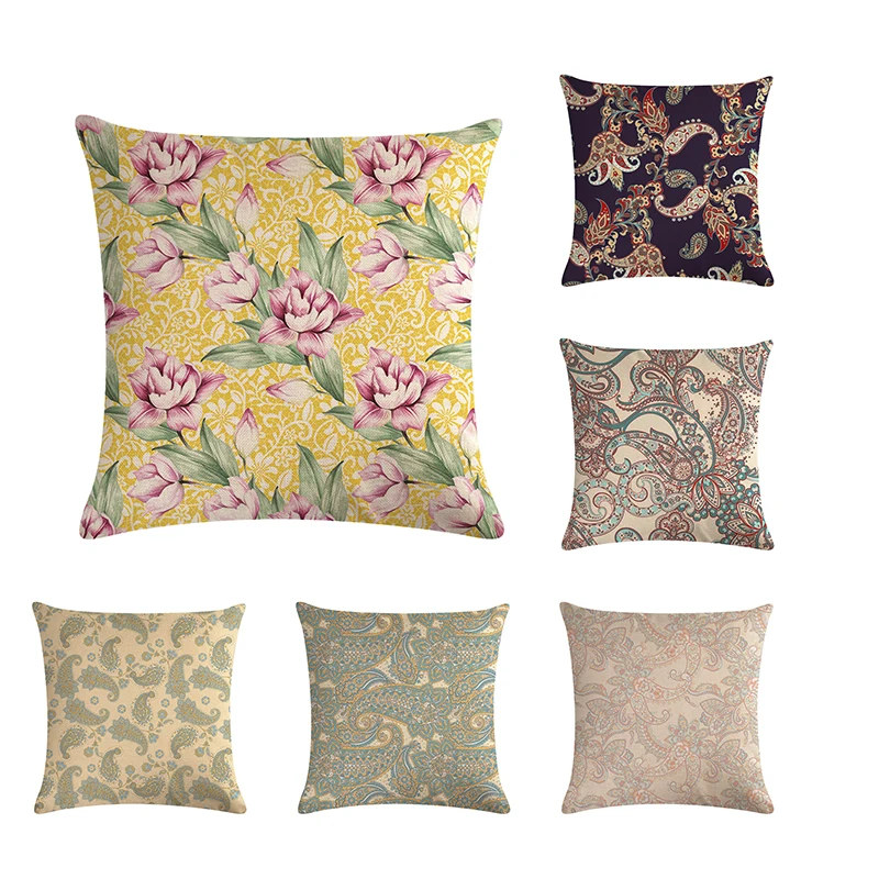 45*45cm Vintage Geometric Flower Cotton Linen Throw Pillow Case Home Sofa Soft Cushion Cover ZY728
45*45cm Vintage Geometric Flower Cotton Linen Throw Pillow Case Home Sofa Soft Cushion Cover ZY728