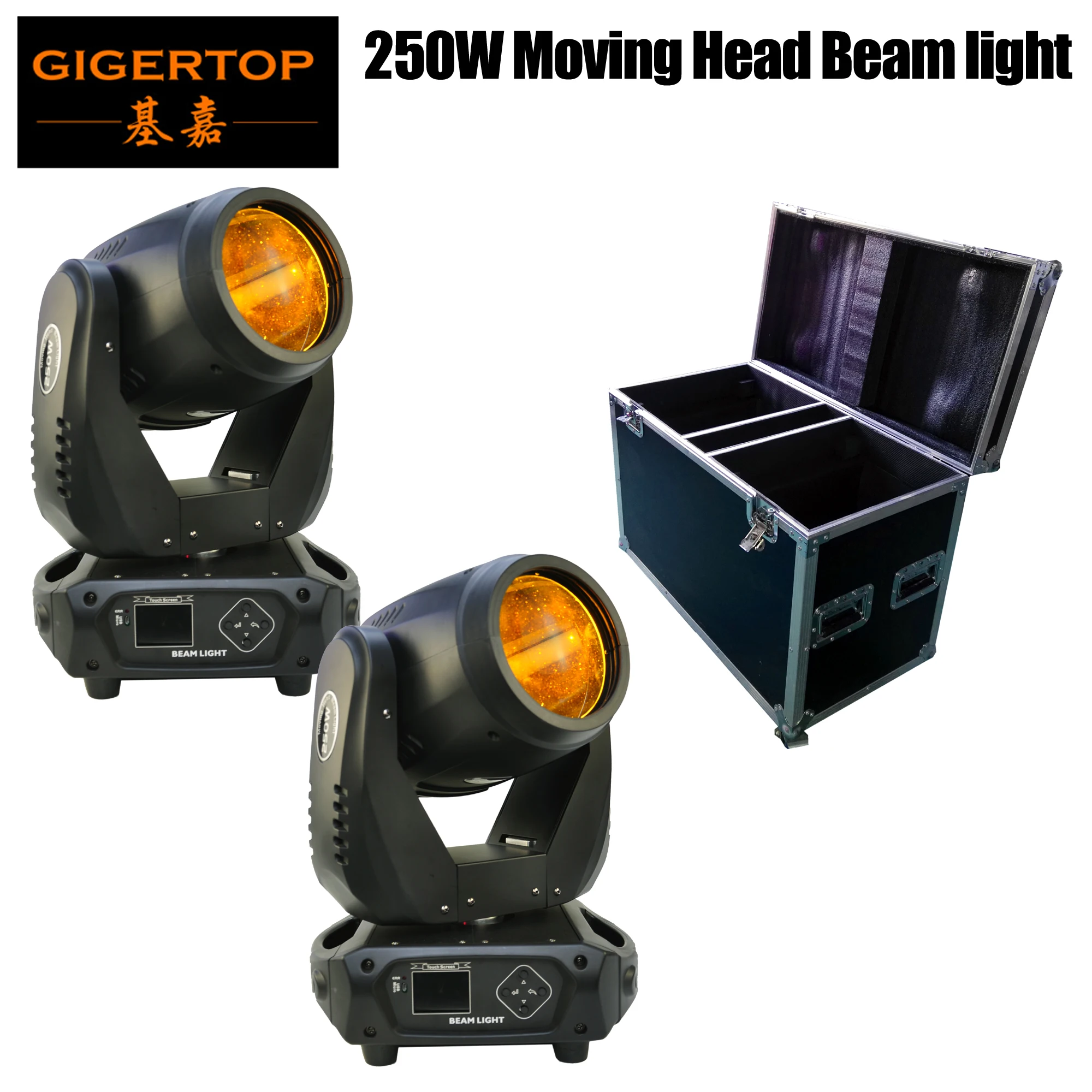 2IN1 Flightcase Packing 250W High Power Sharpy Beam Moving Head Light DMX512/Sound/Auto Control LED Display Power Con
2IN1 Flightcase Packing 250W High Power Sharpy Beam Moving Head Light DMX512/Sound/Auto Control LED Display Power Con