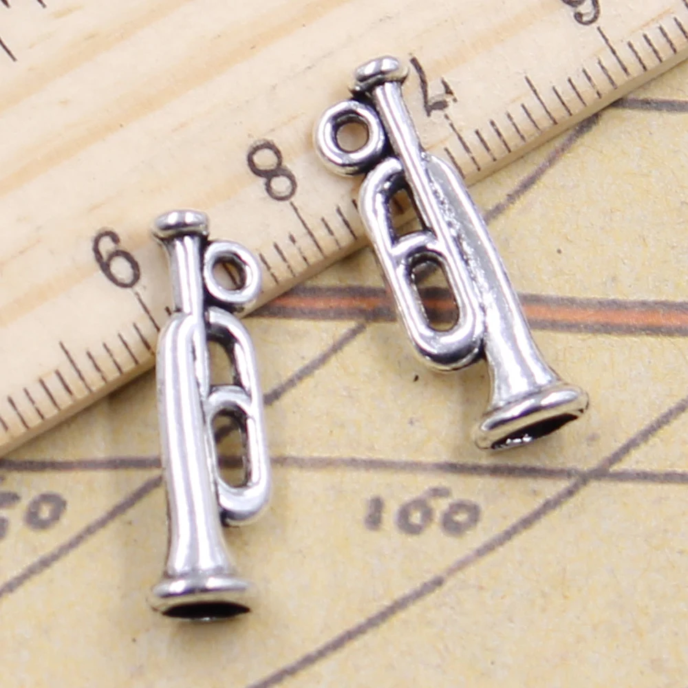 20pcs Charms Trumpet 22x8x5mm Tibetan Silver Color Pendants Antique Jewelry Making DIY Handmade Craft
20pcs Charms Trumpet 22x8x5mm Tibetan Silver Color Pendants Antique Jewelry Making DIY Handmade Craft