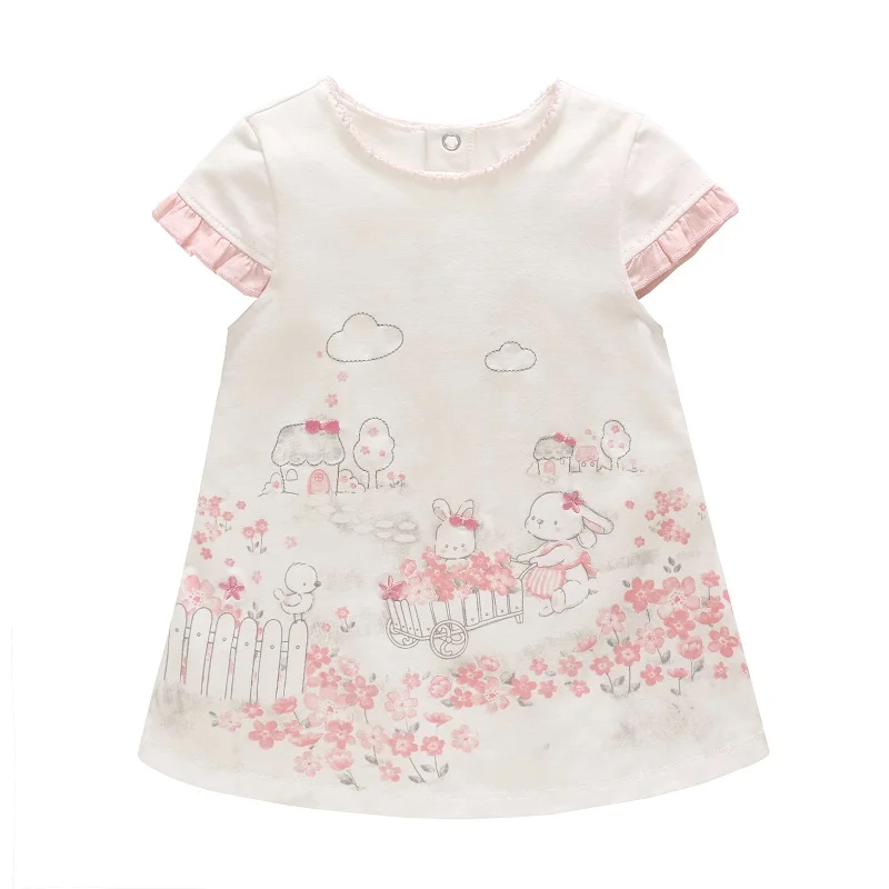 Vlinder 2018 New Fashion Baby Girls Summer Cute Dresses cartoon pattern flower printing Newborn Short Sleeves Infant Dresses
Vlinder 2018 New Fashion Baby Girls Summer Cute Dresses cartoon pattern flower printing Newborn Short Sleeves Infant Dresses