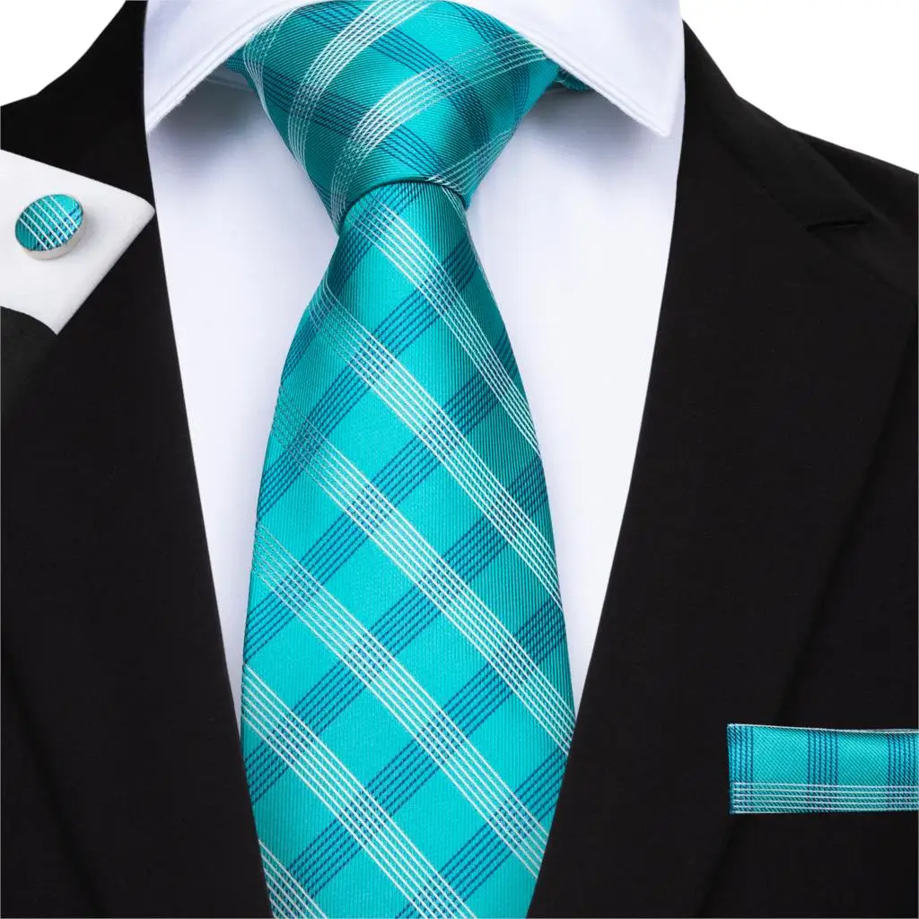 MJ-7134 DiBanGu New Sky Blue Striped Men's Tie 150cm Long 100% Silk Striped Tie Hanky Cufflinks Necktie Business Wedding Tie Set
MJ-7134 DiBanGu New Sky Blue Striped Men's Tie 150cm Long 100% Silk Striped Tie Hanky Cufflinks Necktie Business Wedding Tie Set