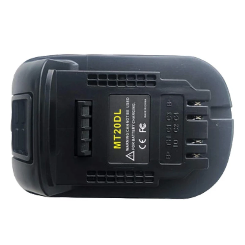 Mt20Dl Battery Adapter For Makita 18V Bl1830 Bl1860 Bl1815 Li-Ion Battery For Dewalt 18V 20V Dcb200 Li-Ion Battery
Mt20Dl Battery Adapter For Makita 18V Bl1830 Bl1860 Bl1815 Li-Ion Battery For Dewalt 18V 20V Dcb200 Li-Ion Battery