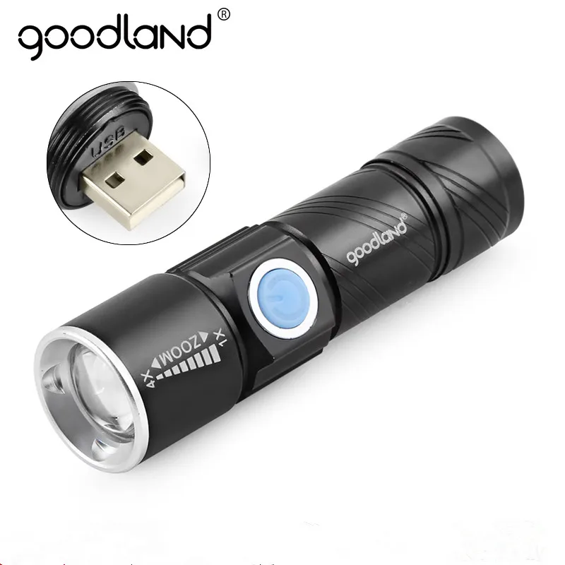 USB LED Flashlight Rechargeable LED Torch Waterproof 3 Modes Powerful Mini Portable USB Port Zoomable for Outdoor Camping Hiking
USB LED Flashlight Rechargeable LED Torch Waterproof 3 Modes Powerful Mini Portable USB Port Zoomable for Outdoor Camping Hiking