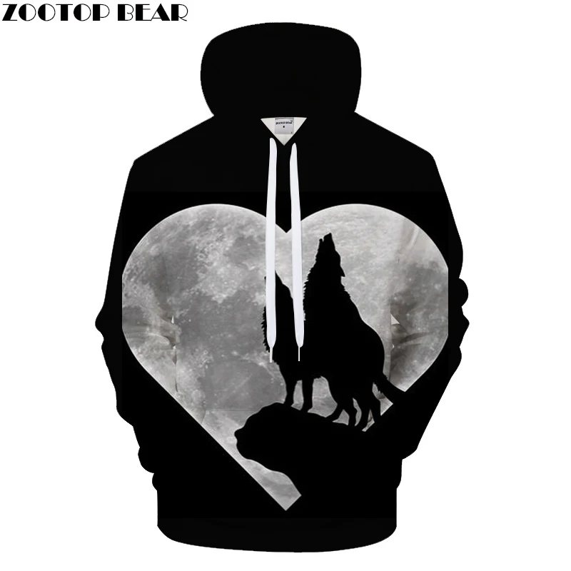 Heart Moon Hoodies Wolf Hoody Men Women Sweatshirts Funny Tracksuit 3D Pullover Harajuku Coat Streatwear Drop Ship ZOOTOPBEAR
Heart Moon Hoodies Wolf Hoody Men Women Sweatshirts Funny Tracksuit 3D Pullover Harajuku Coat Streatwear Drop Ship ZOOTOPBEAR